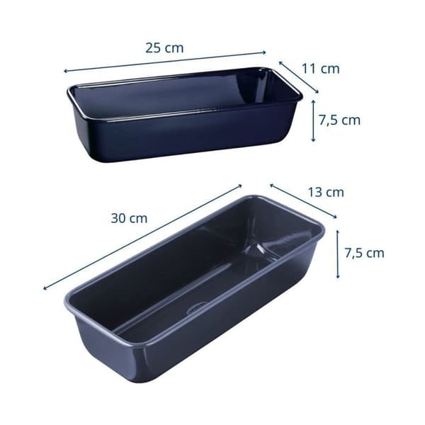 Set med 2 kakformar - DR oeTKER - Back Liebe - 25 och 30 cm