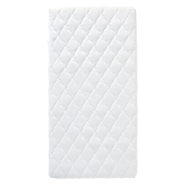 Bambu babymadrass - 60x120x10 cm - Mjuk viskos - Avtagbart överdrag - Utan kemisk behandling