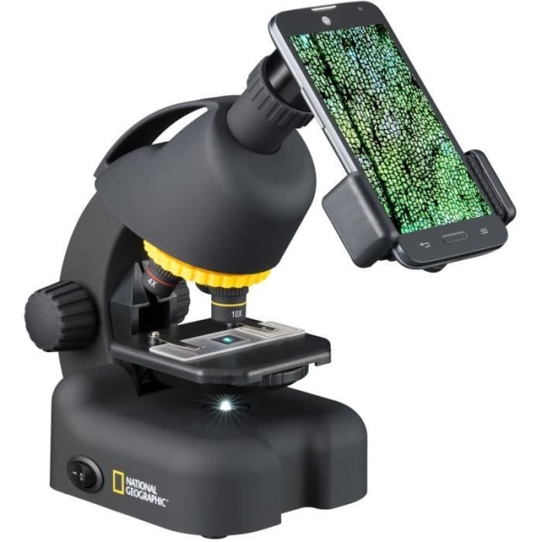 Barnmikroskop - National Geographic - 40-640x - med smartphoneadapter