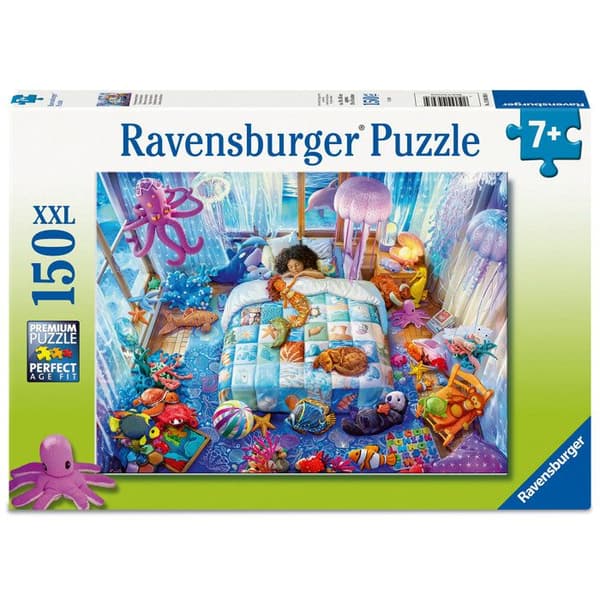 Ravensburger - Barnpussel - 150 XXL-bitar - Undervattensdrömmar - Ålder 7+ - Premiumkvalitetspussel - 12004303