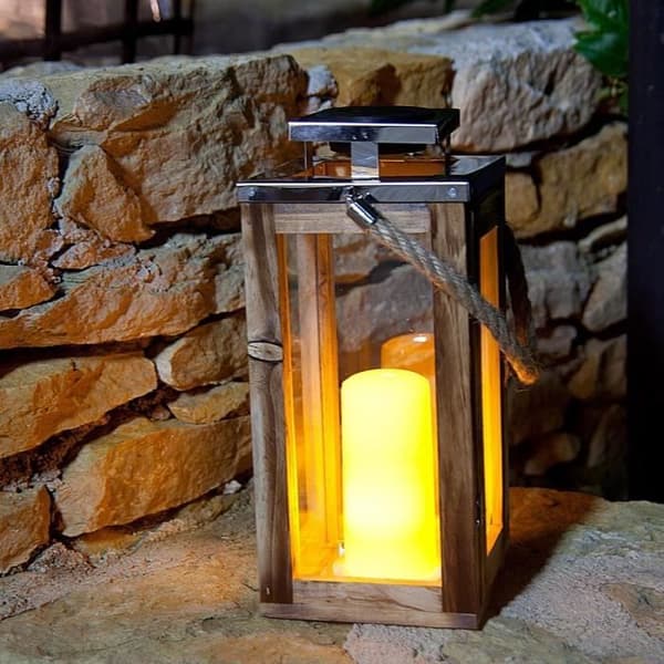 Solar lantern - LUMISKY - OAKY - Ljuseffekt - Varmvit LED