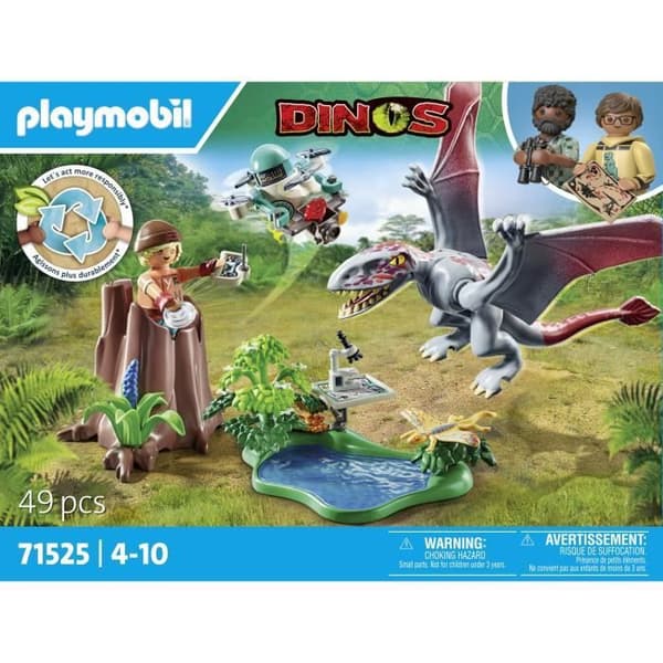 PLAYMOBIL 71525 Observationsdrönare med dimorfodon