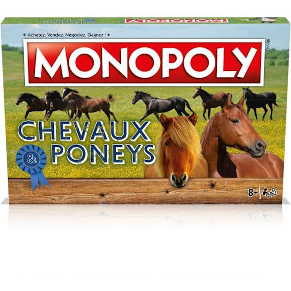 Monopolhästar och ponnyer - Plateau Game - Vinnande drag