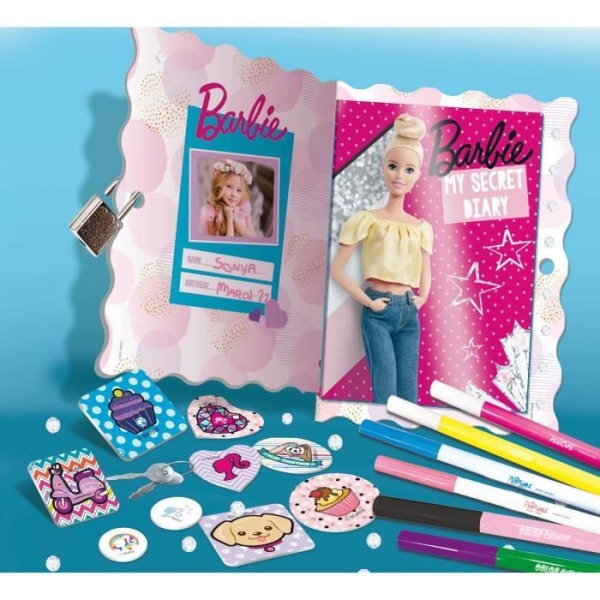 Journal att anpassa - Barbie den hemliga dagboken - LISCIANI
