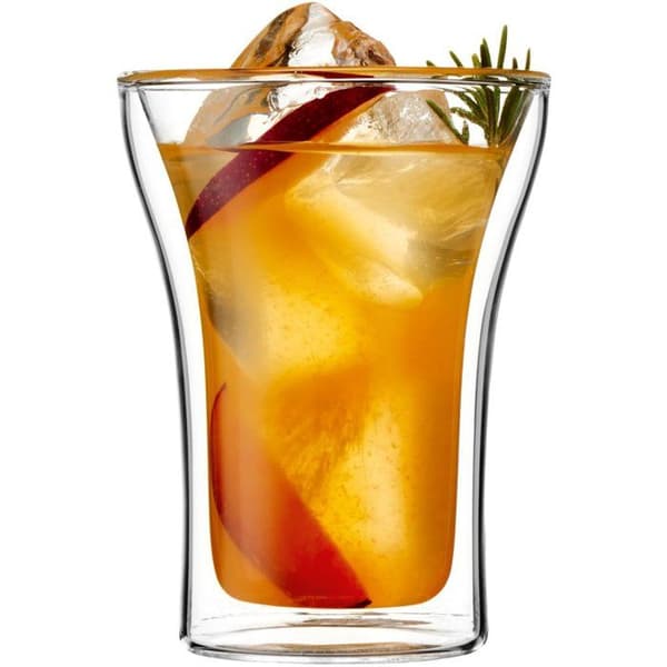BODUM ASSAM Set med 2 dubbelväggiga glas 0,25 l