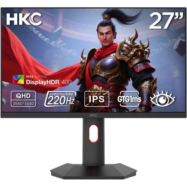 PC-spelskärm - HKC - 27 - QHD - 200Hz - Snabb IPS-panel - 1ms - G27H2P
