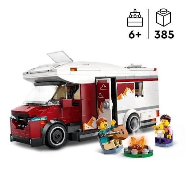 LEGO City 60454 Äventyrshusbil - Byggleksak för pojkar från 6 år och uppåt