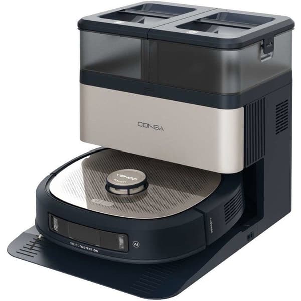 Robotdammsugare och mopp - CECOTEC Conga Z100 - 20 000 Pa - Svart/Rostfritt stål