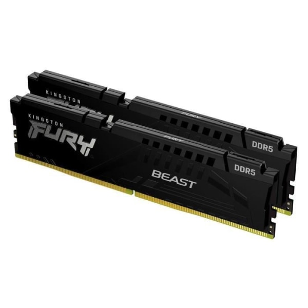 RAM-minne - KINGSTON - FURY Beast - 32 GB (2 x 16 GB) - DDR5 - 6000 Mhz CL36 - (KF560C36BBEK2-32)