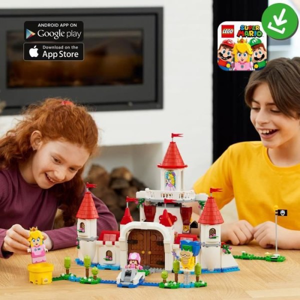 LEGO Super Mario 71408 Peach's Castle Expansion Set, byggleksak för barn