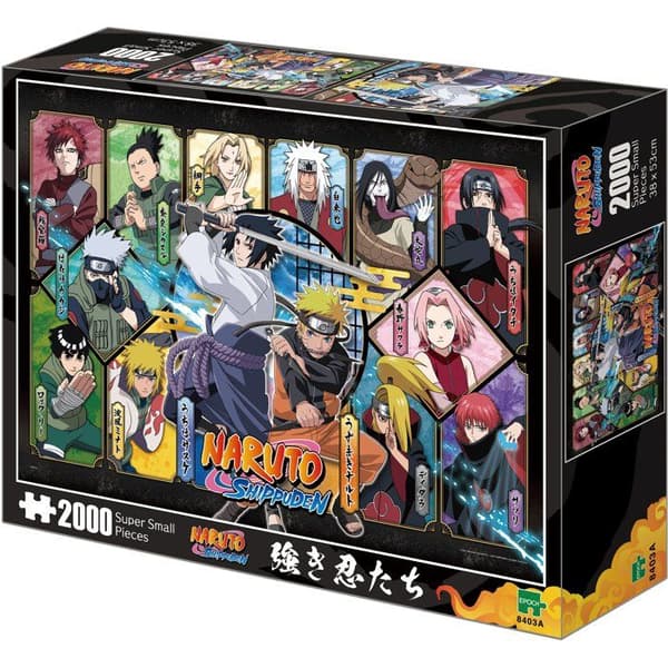 Pussel Naruto Shippuden 2000 supersmå bitar - EPOCH Pussel - 8403A