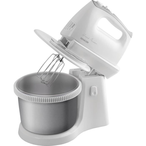 Handmixer med roterande skål - SENCOR - SHM6206SS - 500W - Silver