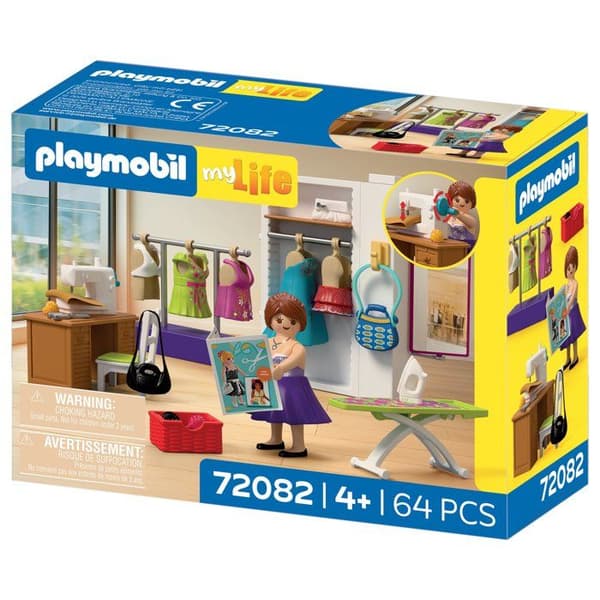 Playmobil 72082 Modedesignstudio, Mitt Liv Shopping, 64 delar, Från 4 år