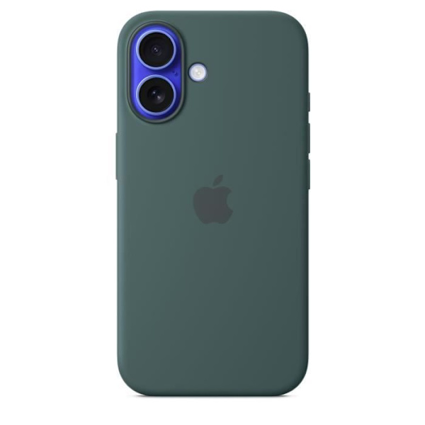APPLE iPhone 16 - Silikonfodral med MagSafe - Lake Green