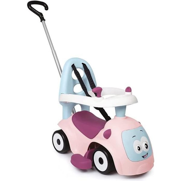 Smoby - Maestro Balade Pink Ride -On - För barn från 6 månader - Uppgraderingsbar - Tyst hjul - Horn