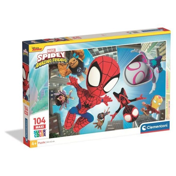 CLEMENTONI - 104 stycken Maxi - Spidey