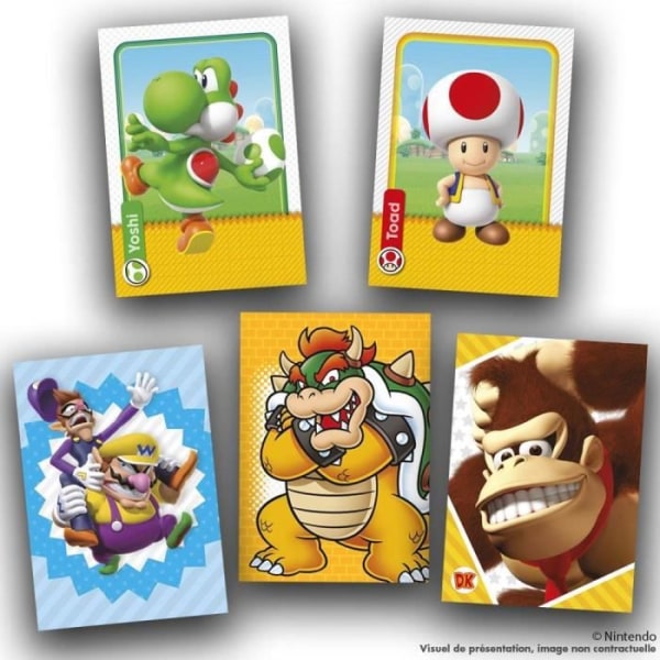 PANINI - Super Mario Trading Cards - Fettpaket med 24 kort + 2 bonuskort