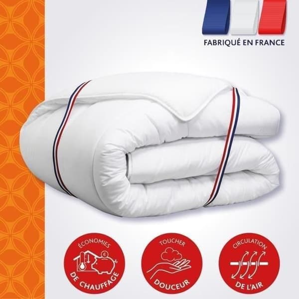 Täcke 220x240 cm DODO LA WARM MAX - varm - 100% polyester - 2 personer - vit