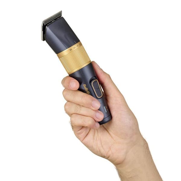 Hårklippare - BABYLISS - P1360E - Litiumjon - Kol-titanblad - 45 klipplängder