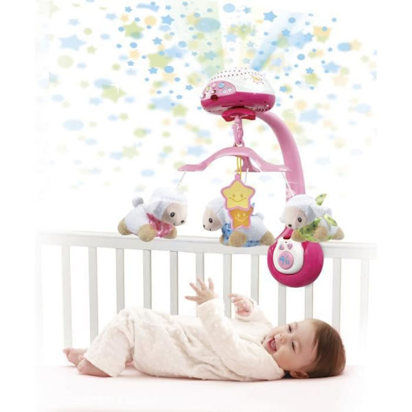 VTECH - Vtech Baby - Mobile Lumi Mobile Pink Sheep Counter