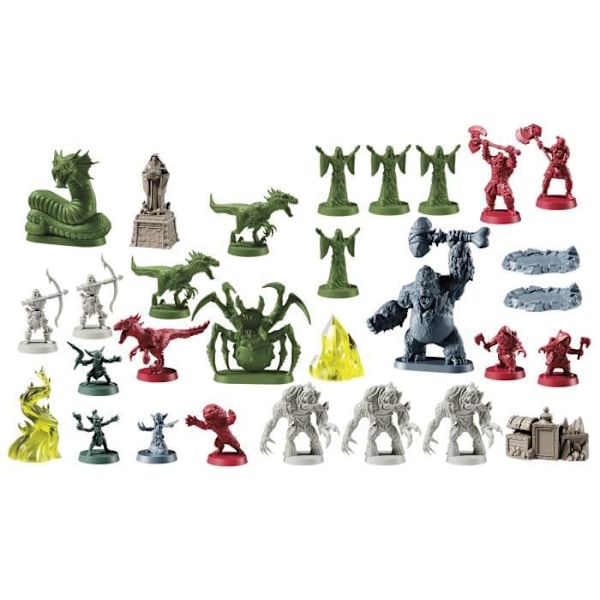 HeroQuest, Jungles of Delthrak uppdragspaket, rollspel för 2 till 5 spelare, 14 år, HeroQuest-spelsystem krävs