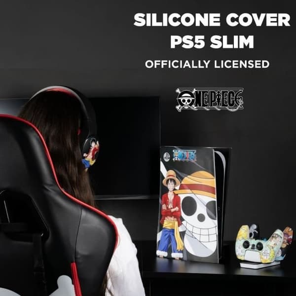 Silikonskydd till Playstation 5 Slim - One Piece-tillbehör-PS5