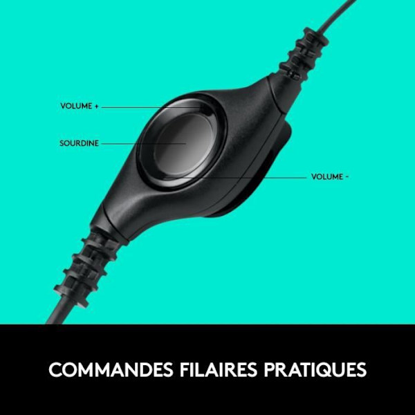 LOGITECH USB trådbundet headset - H390