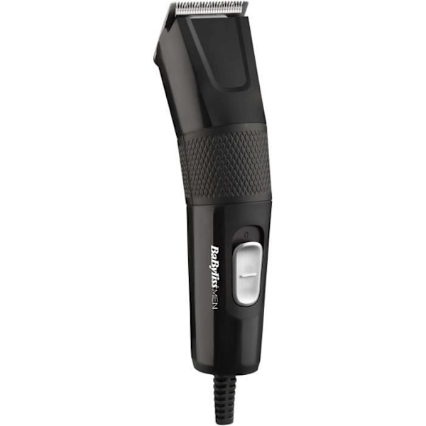 BABYLISS E756E - Hårklippare med sladd - XL 45 mm blad - 9 klipphöjder - Snabbrengöring - Svart