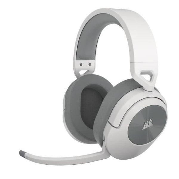 Spelhjälm - Corsair - HS55 Wireless - Surround Dolby Audio 7.1 - Wireless - White - (CA -9011281 -EU)