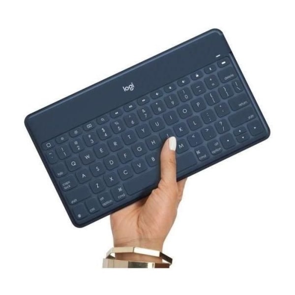 Trådlöst tangentbord - LOGITECH - Keys-To-Go - AZERTY - Bluetooth - 180g - Blå