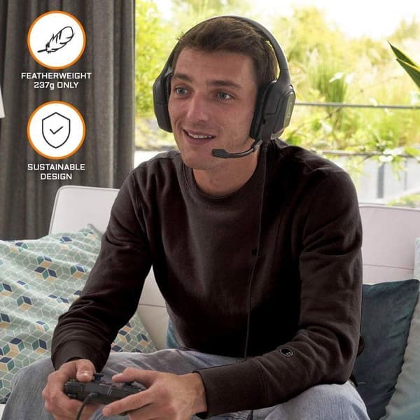 THE G-LAB Korp Cobalt Gaming Headset Kompatibel med PC, PS4, XboxOne - Svart