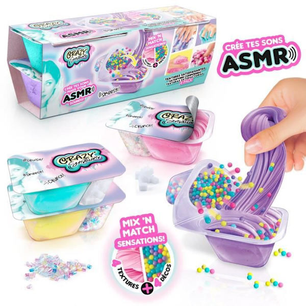 CRAZE Sensations ASMR-kit med 4 tillfredsställande texturer