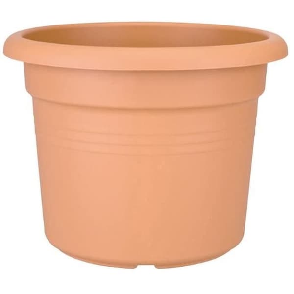 Runda blomkruka vibbar - plast - Ø30 - pulverrosa