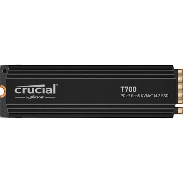 Crucial T700 - Intern SSD - 2 TB - PCI Express 5.0 (NVMe)