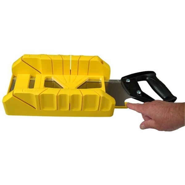 STANLEY Skärlåda + integrerad baksåg