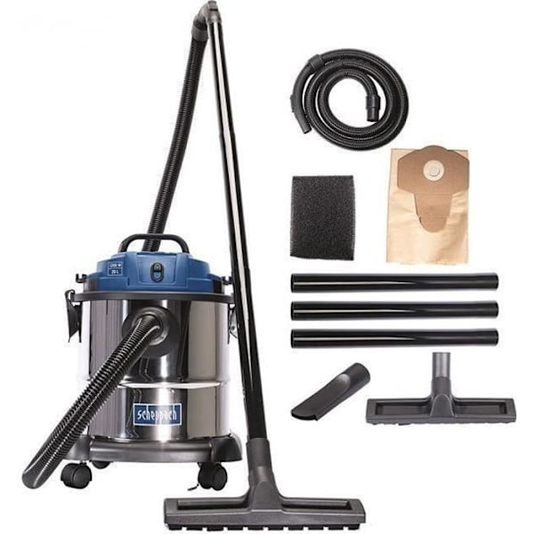Scheppach Dammsugare vatten och damm 20L 1200W 3 i 1 NTS20