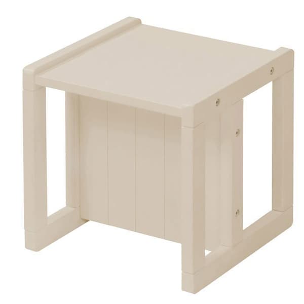 Justerbar barnpall - ROBA - 3 höjdinställningar - Lantlig stil - Beige / Kashmir