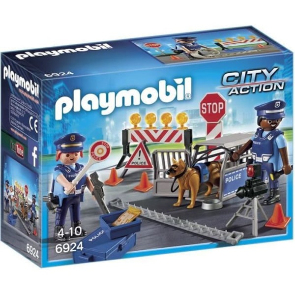 PLAYMOBIL 6924 - City Action - Police Barrage