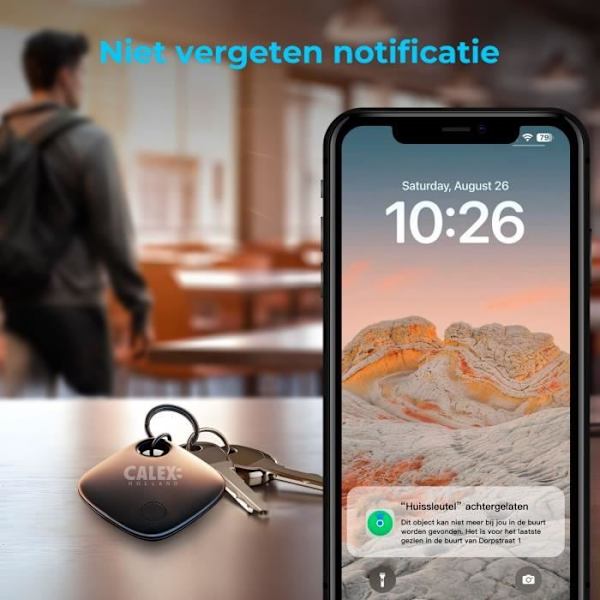 Smart tag - CALEX - Bluetooth tracker - Kompatibel med Apple