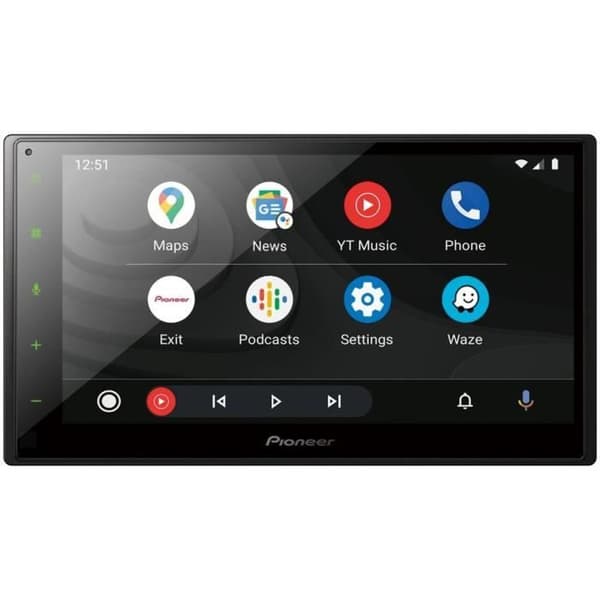 Multimedia bilradio - PIONEER - 7- 2DIN-skärm - DAB - USB - Ingång för backkamera - Apple CarPlay - Android Auto