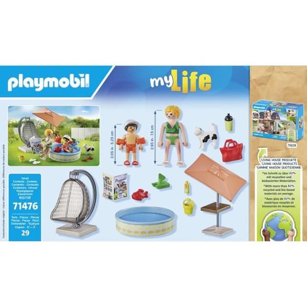 PLAYMOBIL 71476 Mamma och barn med hängstol