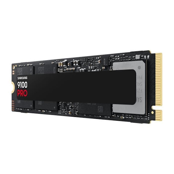Samsung - 9100 PRO - Intern SSD - NVMe M.2 PCIe 5.0 x4 - 2 TB - Läshastighet upp till 14 800 MB/s - MZ-VAP2T0BW