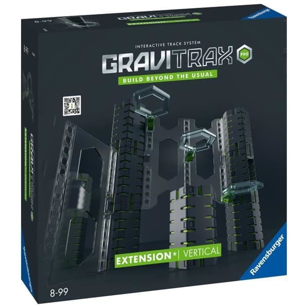 Ravensburger-GraviTrax PRO Vertikal Expansion Set-33 delar-Marmor krets-Marmor kurs att bygga-Ålder 8 år-22427