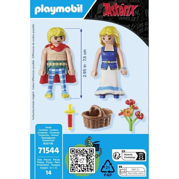 PLAYMOBIL 71544 Asterix: Tragicomix och Falbala