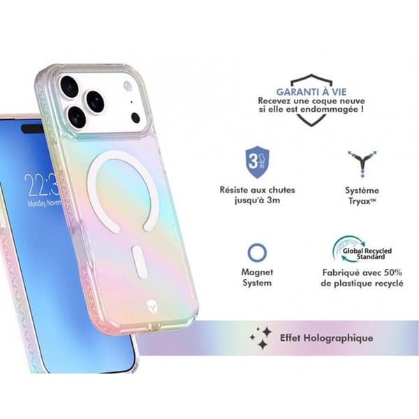 FC Air MagSafe-skal - iPhone 17 Pro Max - Holografisk