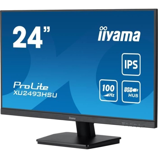 PC-skärm - IIYAMA PROLITE XU2493HSU-B6 - 23.8 1920x1080 - IPS-panel - 1ms - 100Hz - HDMI / DisplayPort