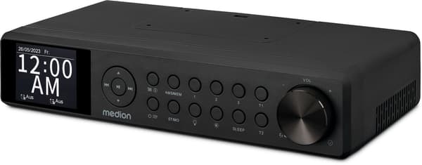 Köksradio - MEDION - DAB+ - 2x3W RMS - Svart