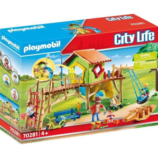 PLAYMOBIL - 70281 - Lekplats och barn