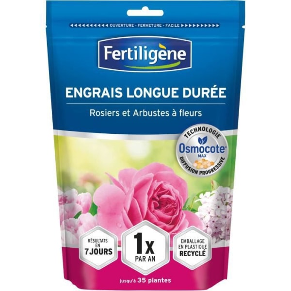 FERTILIGENE - Osmocote max Långvarigt gödningsmedel Rosor och blommande buskar 700g