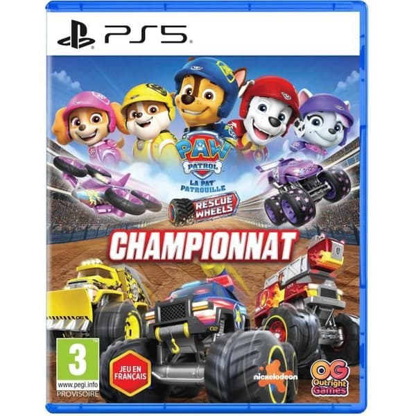 PAW Patrol: Rescue Wheels - Mästerskap - PS5-spel
